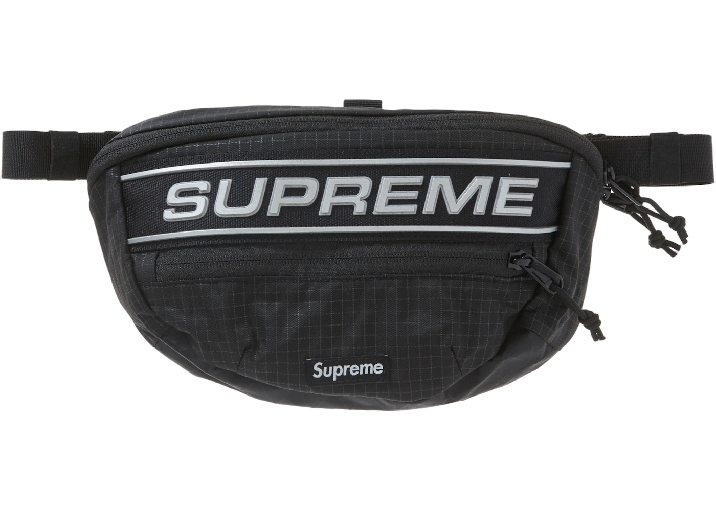 Supreme Logo Waist Bag Black