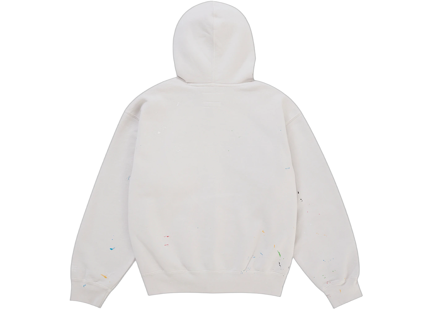 Supreme MM6 Maison Margiela Box Logo Zip Up Hooded Sweatshirt White