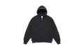 Supreme x Air Jordan Zip Up Hooded Sweatshirt Black