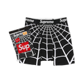 Supreme x Hanes Spider-Man Boxer Briefs (2 Pack) Black