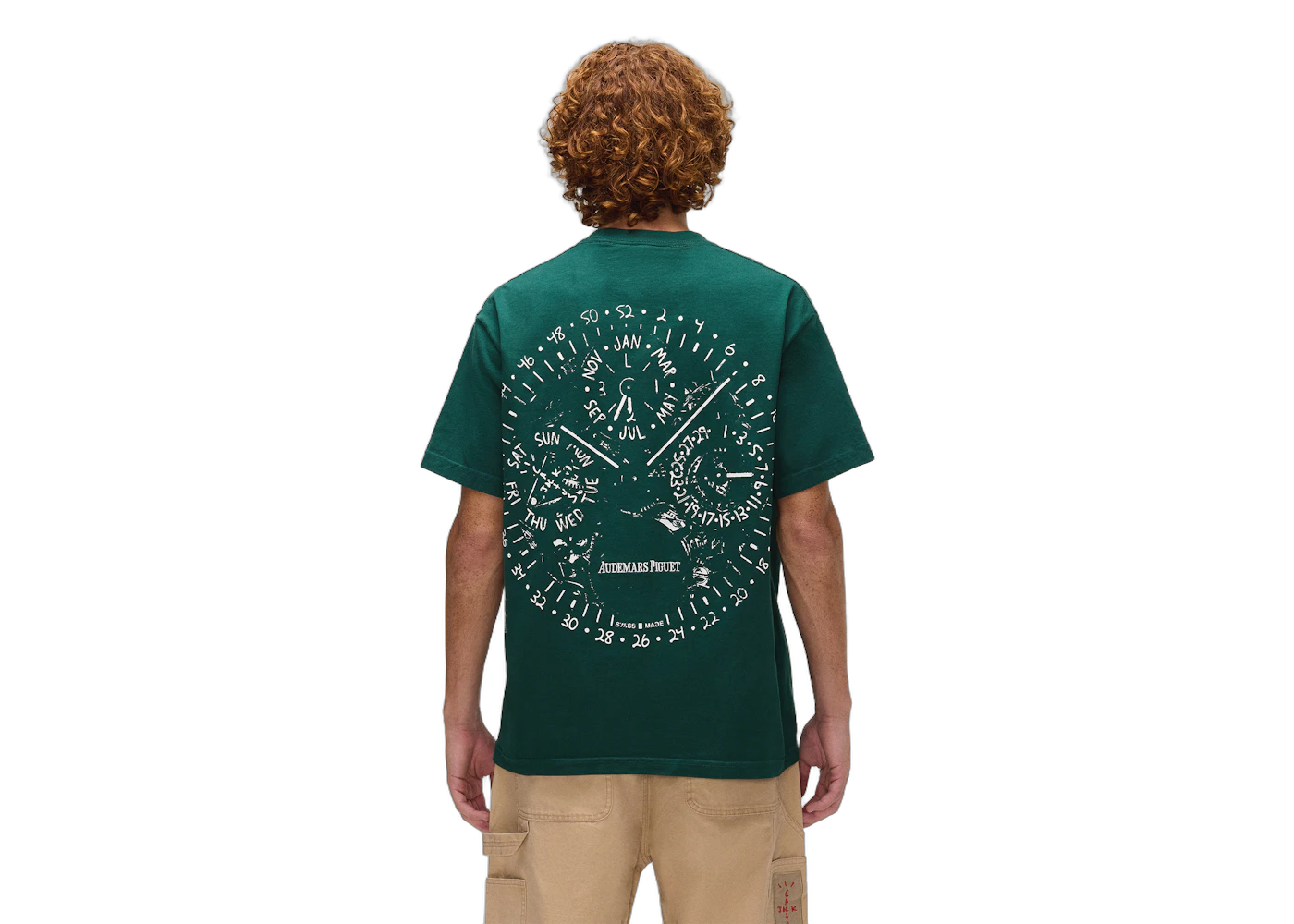 Travis Scott CJ x Audemars Piguet Watch Face T-Shirt Green