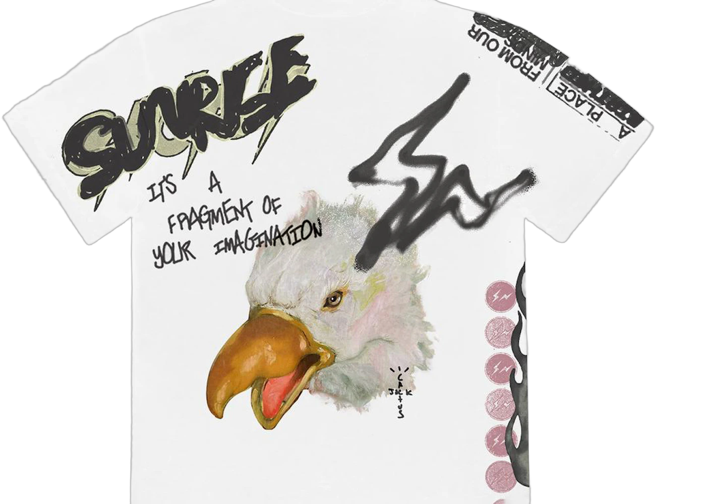 Travis Scott Cactus Jack For Fragment Sunrise Tee White - Sneak