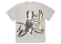 Travis Scott Cactus Jack + Kaws For Fragment T-Shirt Aged Yellow