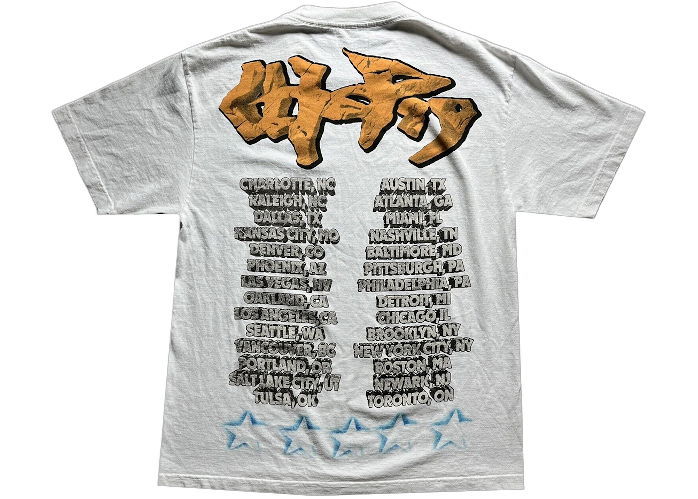 Travis Scott Utopia Tour Skitzo Circus Maximus T-Shirt White