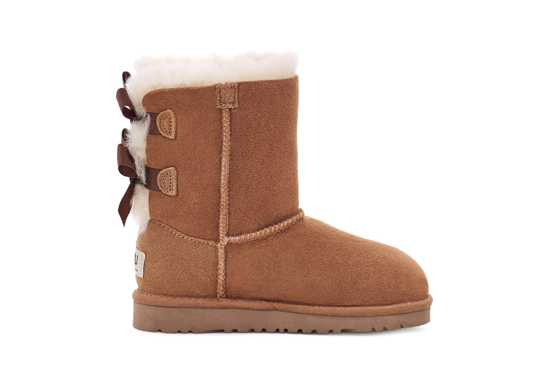 UGG Bailey Bow II Boot Chestnut (Kids), Chestnut/Chestnut (1017394K-CHE)
