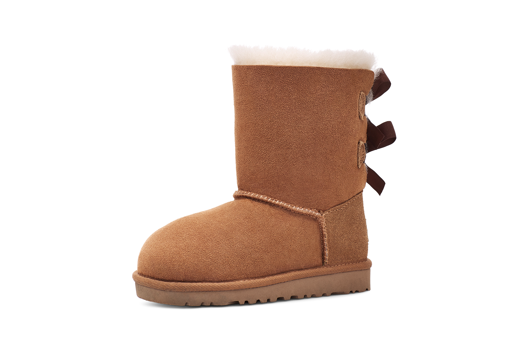 UGG Bailey Bow II Boot Chestnut (Kids), Chestnut/Chestnut (1017394K-CHE)