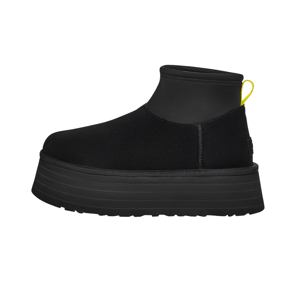 UGG Classic Mini Dipper Boot Black Yellow, Black (1168170-BLK)