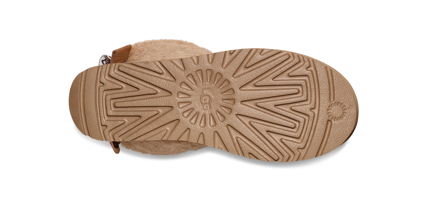 UGG Classic Mini Maxi Curly Boot Chestnut, Chestnut (1158267-CHE)