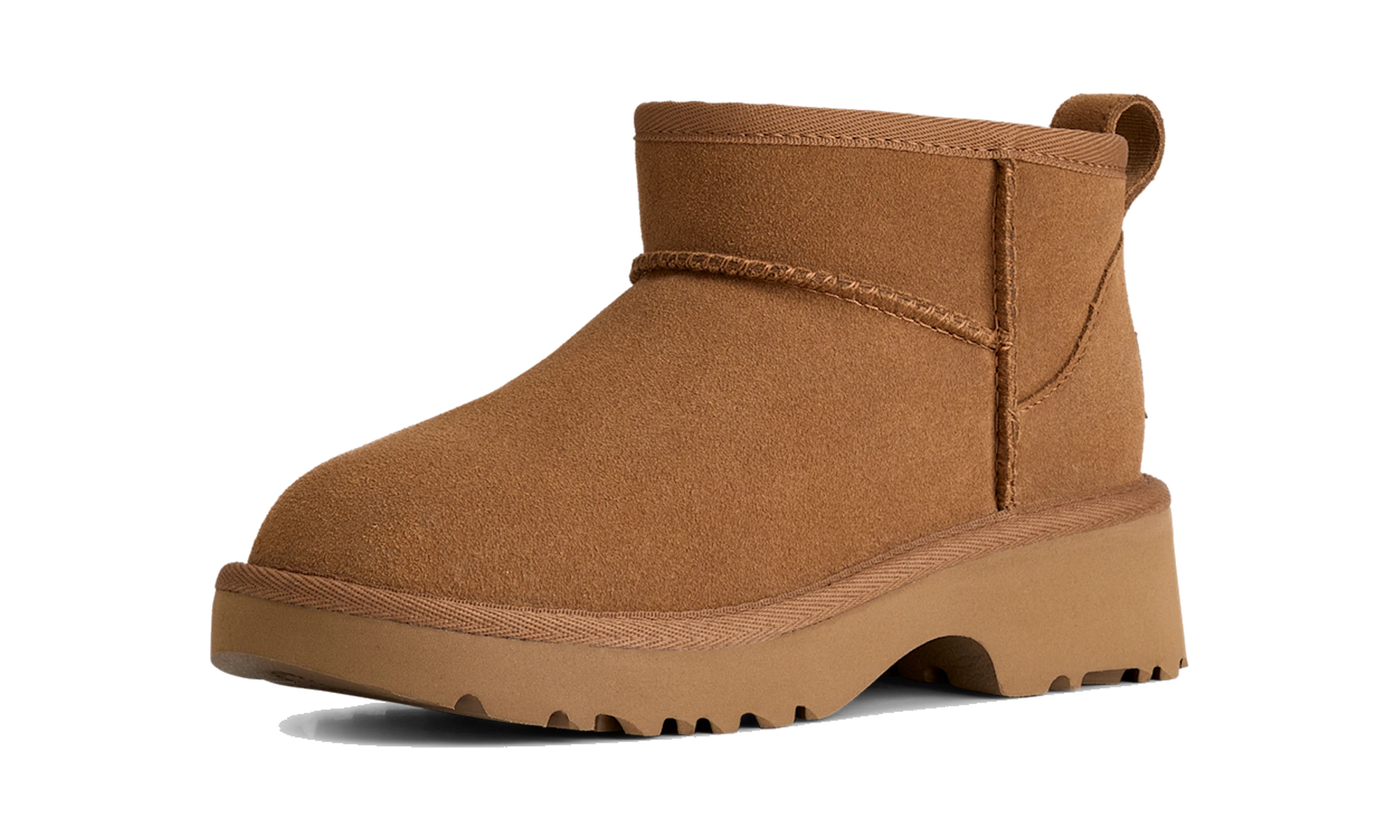 UGG Classic Ultra Mini New Heights Boot Chestnut (Kids)