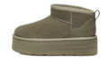 UGG Classic Ultra Mini Platform Boot Moss Green
