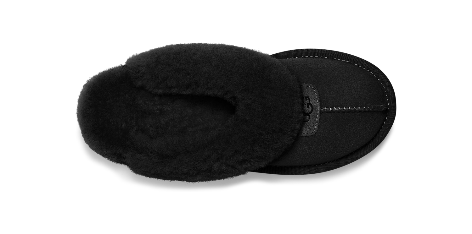 UGG Coquette Slipper Black, Black (5125-BLK)