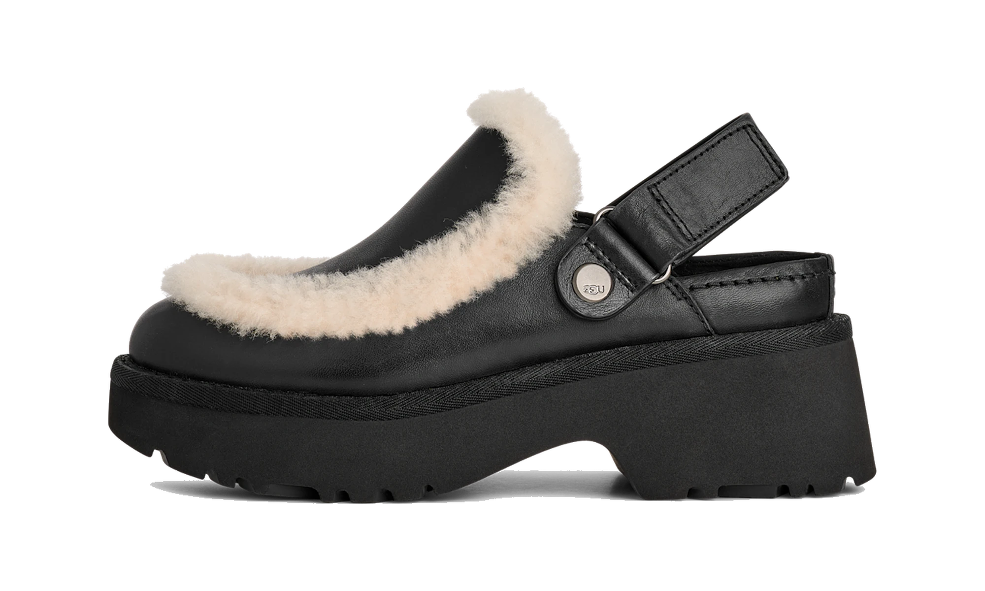 UGG Esmee Leather Clog Black
