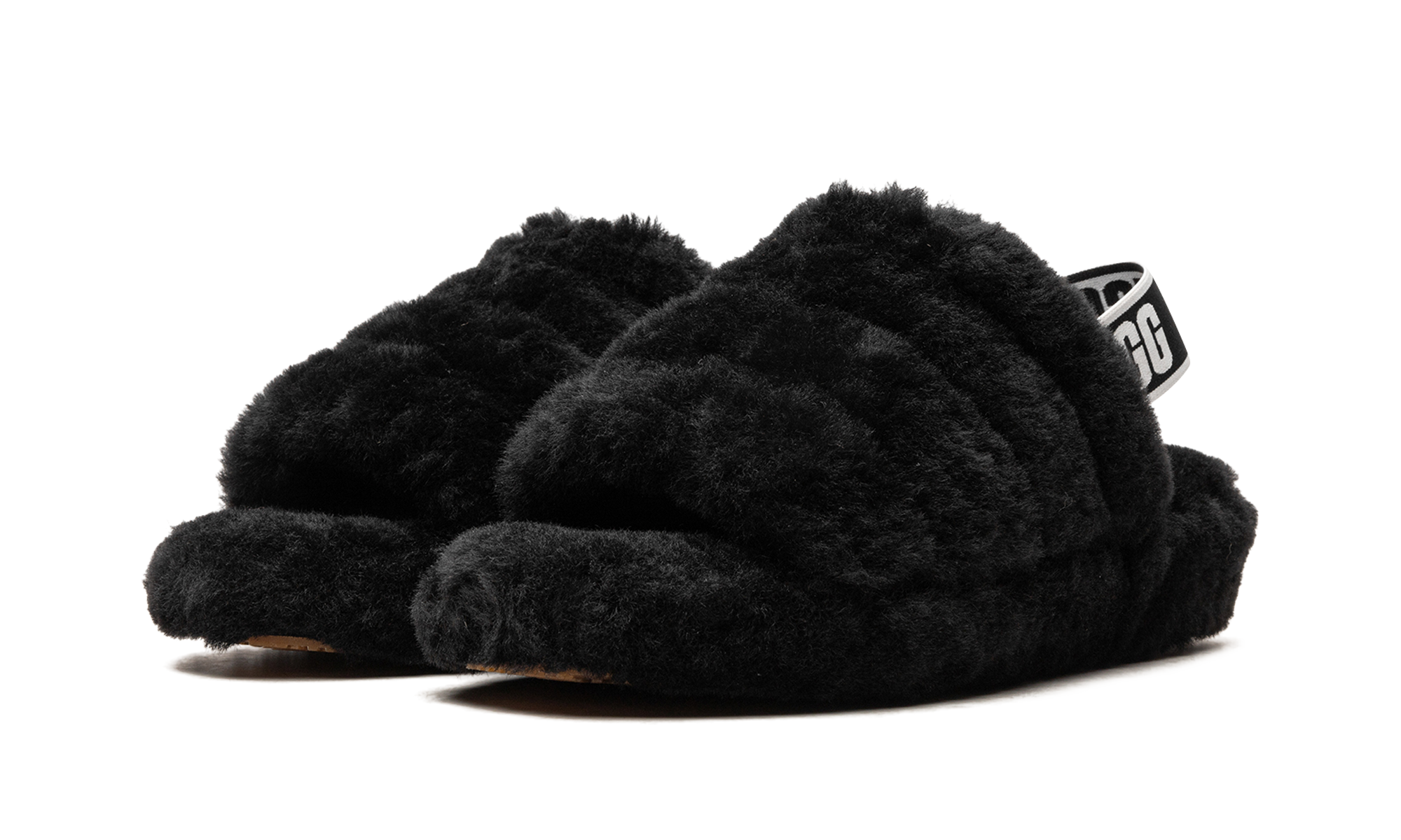 UGG Fluff Yeah Slide Black