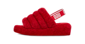 UGG Fluff Yeah Slide Ribbon Red
