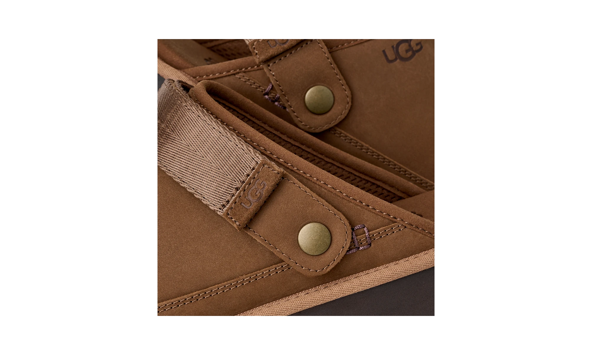 UGG Goldencoast Clog II Nubuck Dark Chestnut