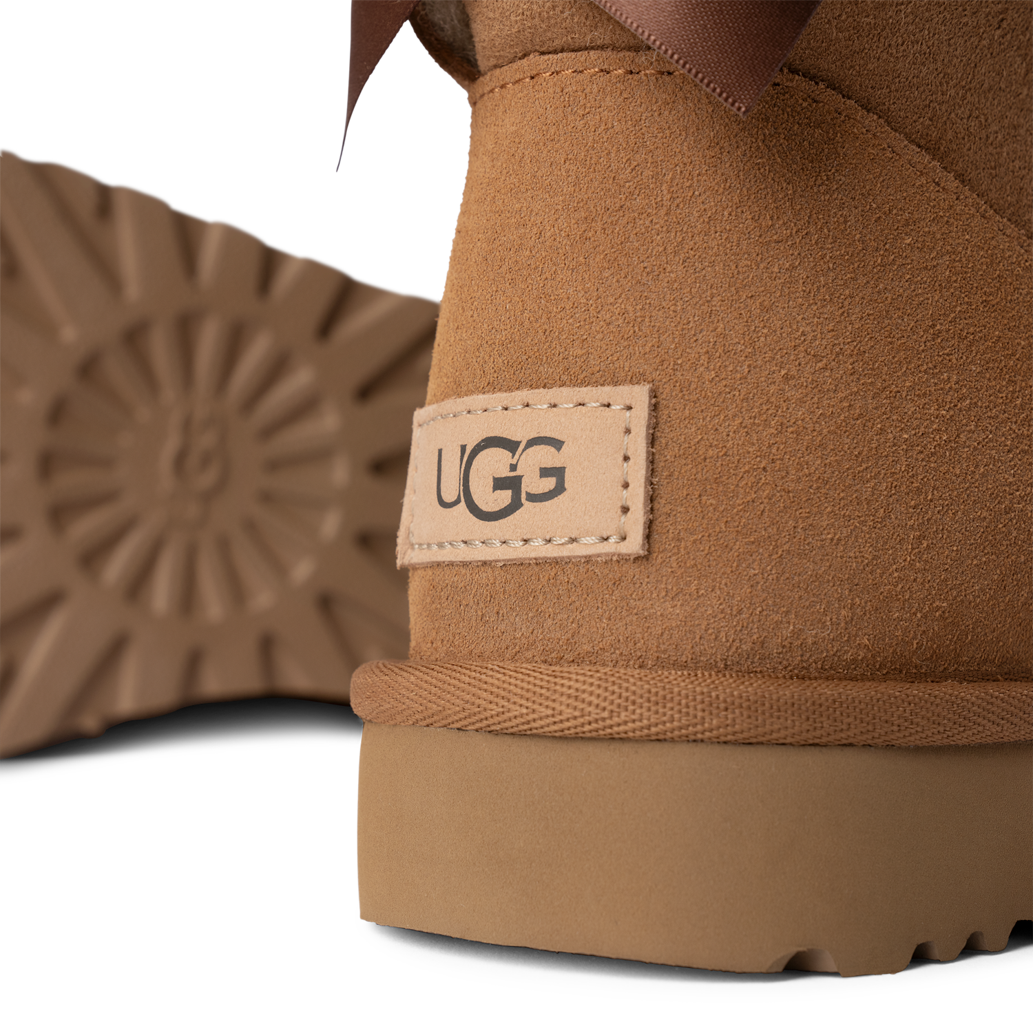 UGG Mini Bailey Bow II Chestnut, Chestnut (1016501-CHE)