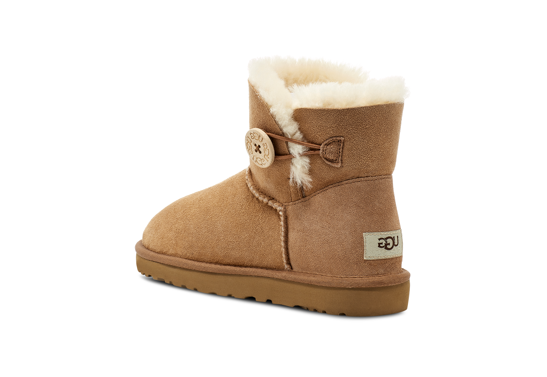 UGG Mini Bailey Button II Chestnut, Chestnut (1016422-CHE)
