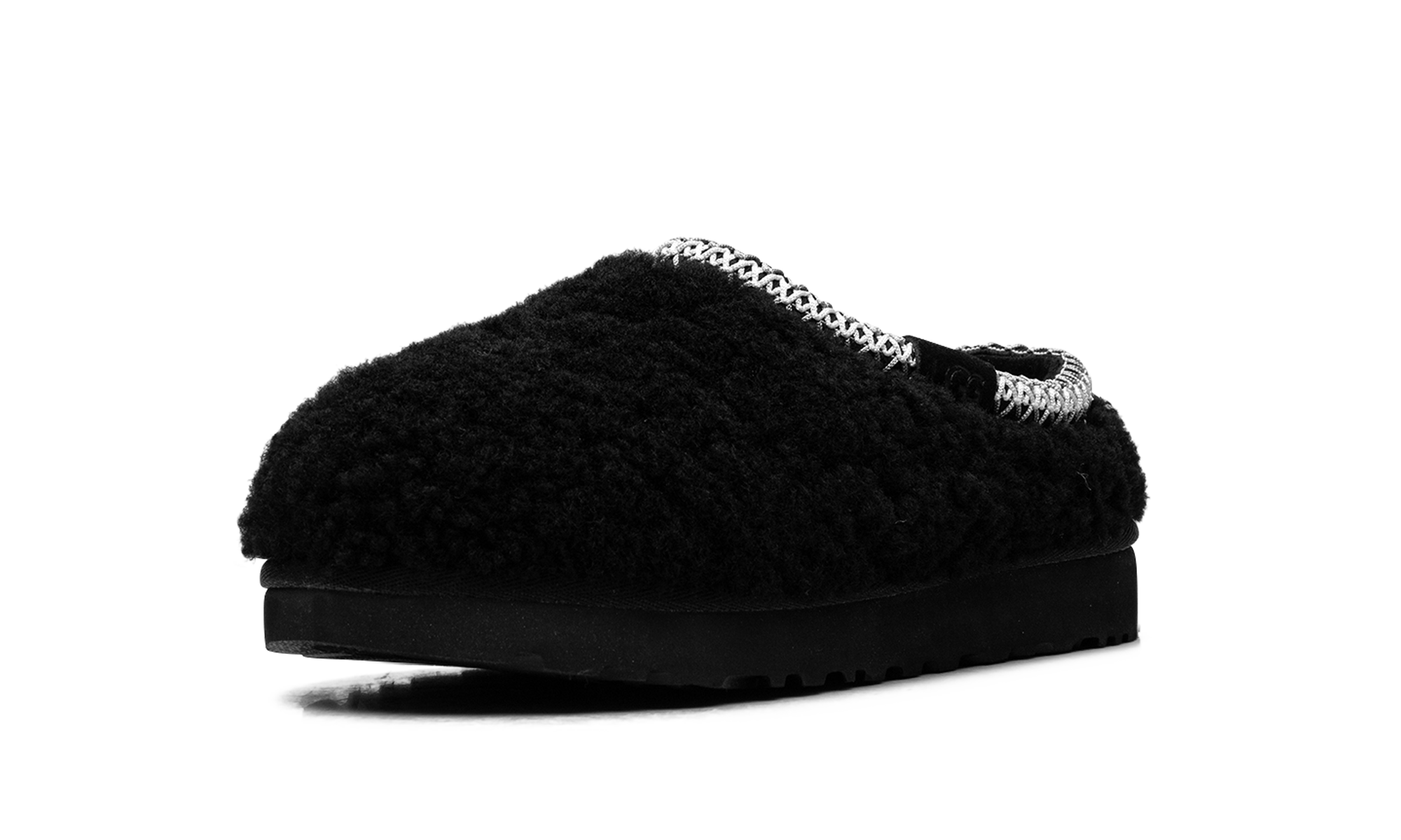 UGG Tasman Maxi Curly Slipper Black