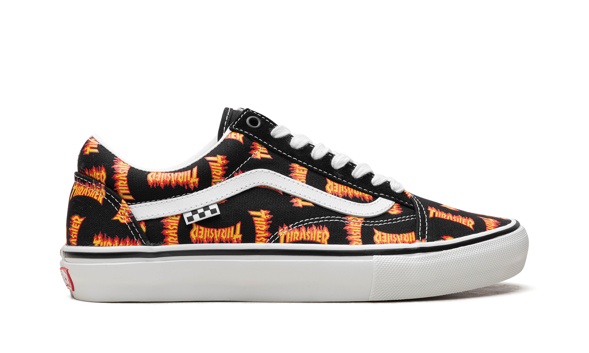 Vans Old Skool Thrasher All Over Flame Logo