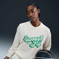 Nike Swoosh Fly Dri-FIT Oversized French Terry Basketball Sweatshirt Armoury Navy/Light Orewood B...