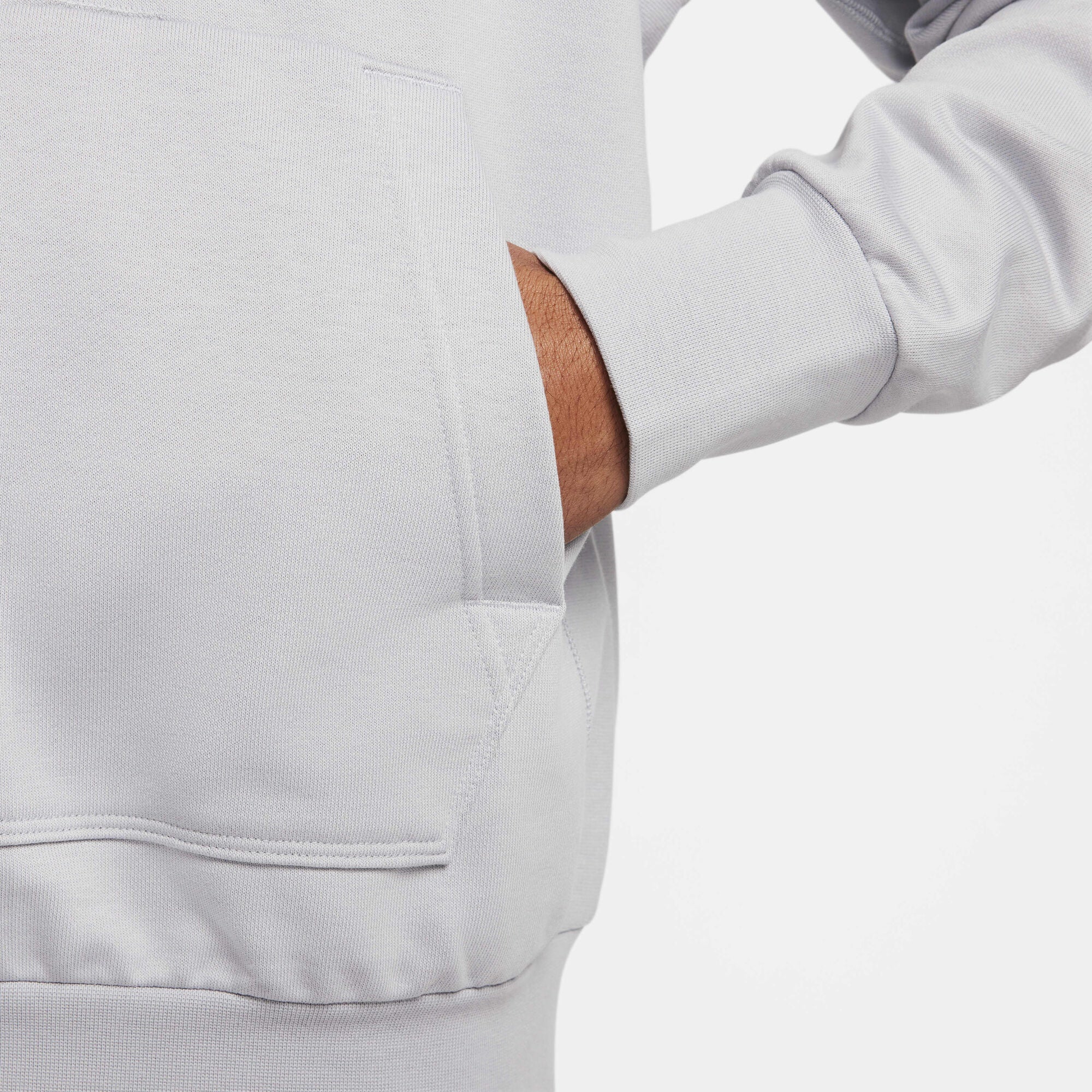 Nike Standard Issue Dri-FIT Pullover Hoodie Wolf Grey/Stadium Green