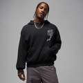 Air Jordan Brooklyn Oversized Pullover Hoodie Black/Starfish