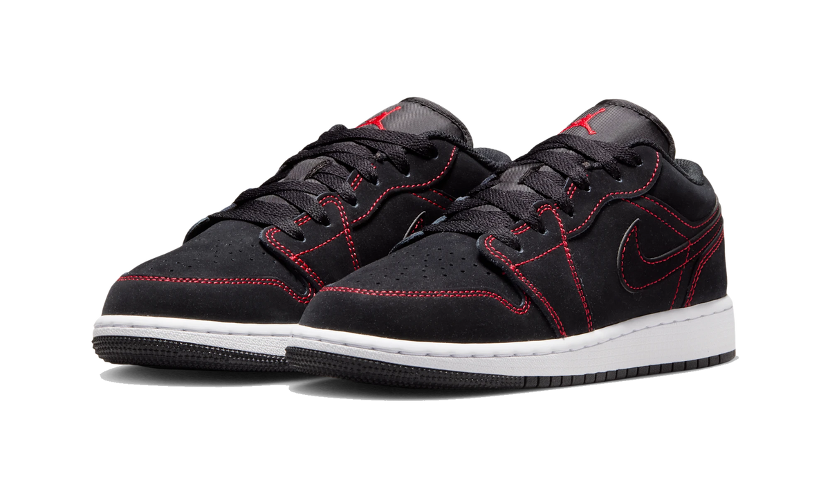 Air Jordan 1 Low Black/White/University Red