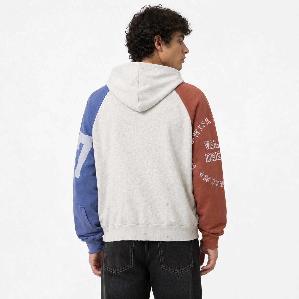Vale Forever Patriot Chop and Screw Zip Up Hoodie Grey