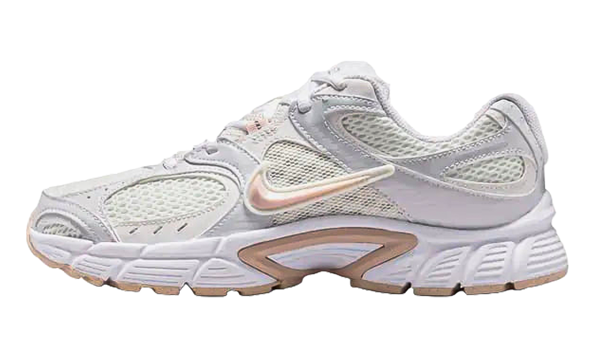 Nike V5 RNR shoes with reflective accents Summit White/Silt Red/White/Vast Grey