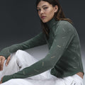 Nike Sportswear Collection Slim 1/2-Zip Long-Sleeve Logo Top Vintage Green/Light Army/Vintage Green