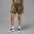 Air Jordan Sport High-Waisted 18cm (approx.) Bike Shorts Medium Olive/White