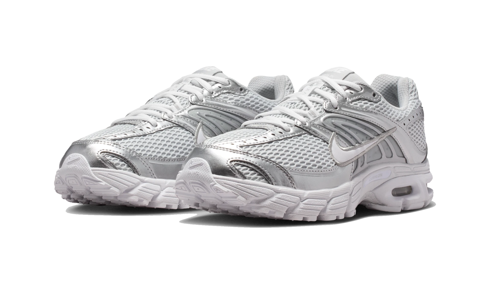 Nike Air Max Moto 2K shoes with reflective accents Grey Fog/Metallic Silver/White
