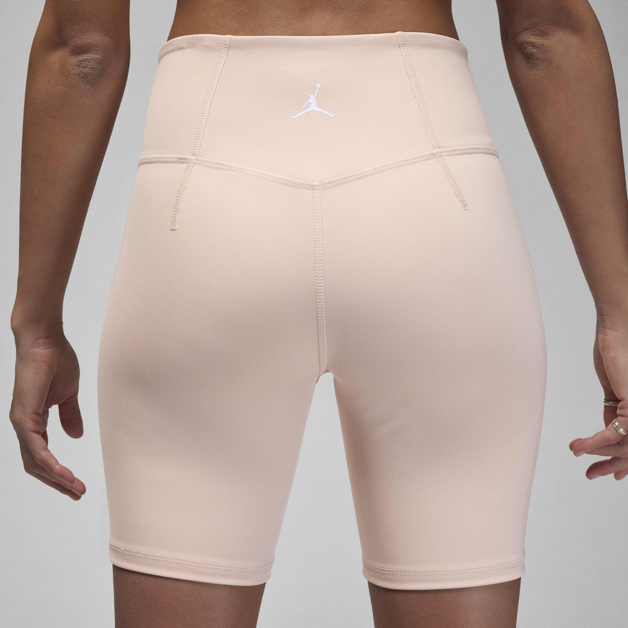 Air Jordan Sport High-Waisted 18cm (approx.) Bike Shorts Particle Beige/White