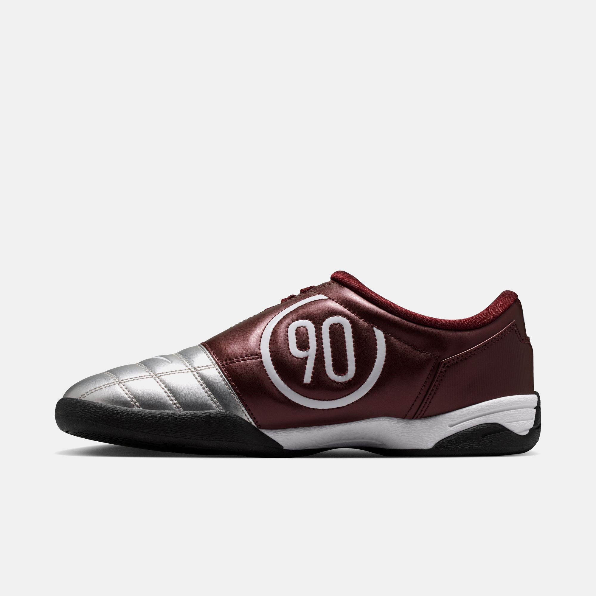 Nike Total90 Metallic Silver/Burgundy Crush/White