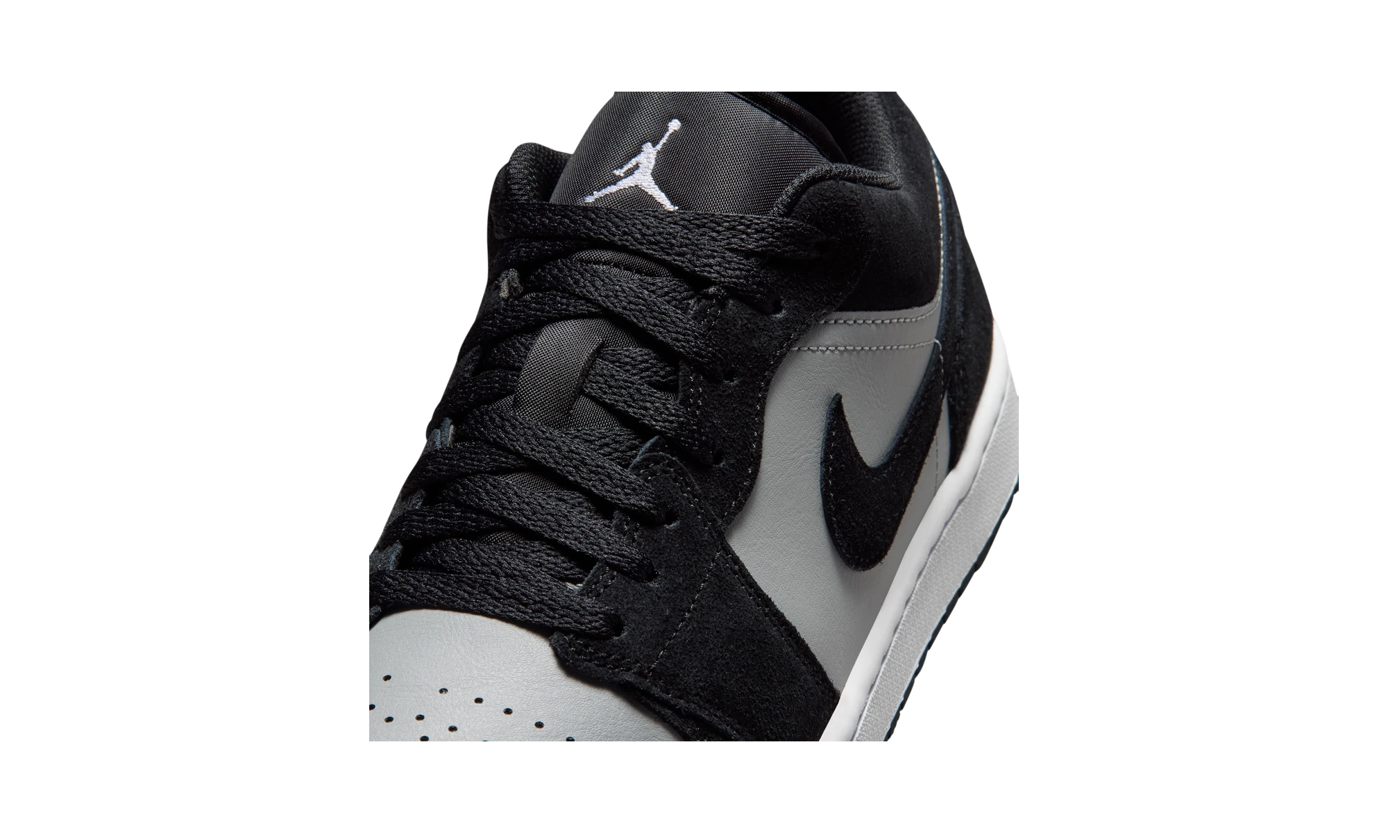 Air Jordan 1 Low Black/Light Smoke Grey/White