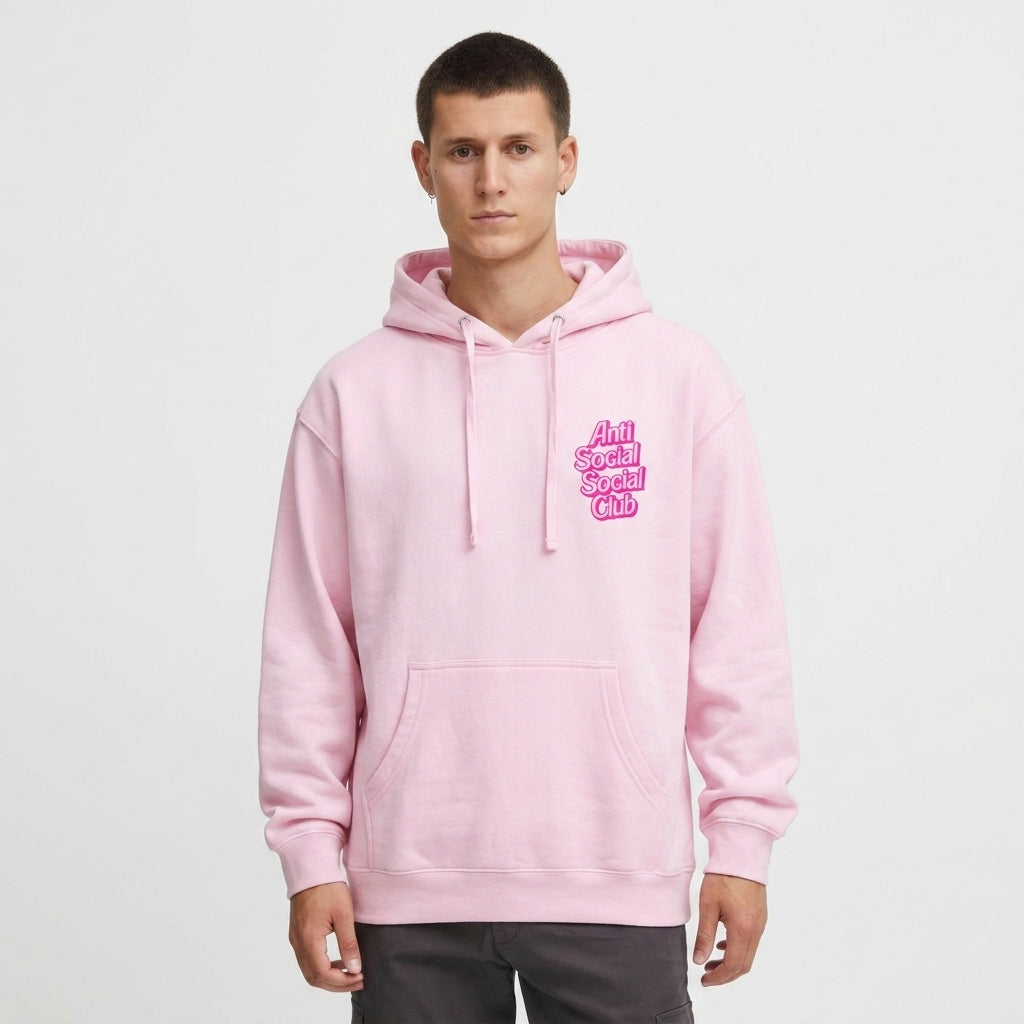 Anti Social Social Club Timeless Pink Hoodie