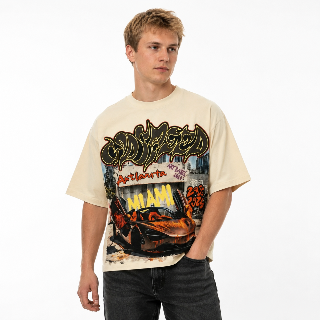 Godspeed Miami Artlanta T-Shirt White