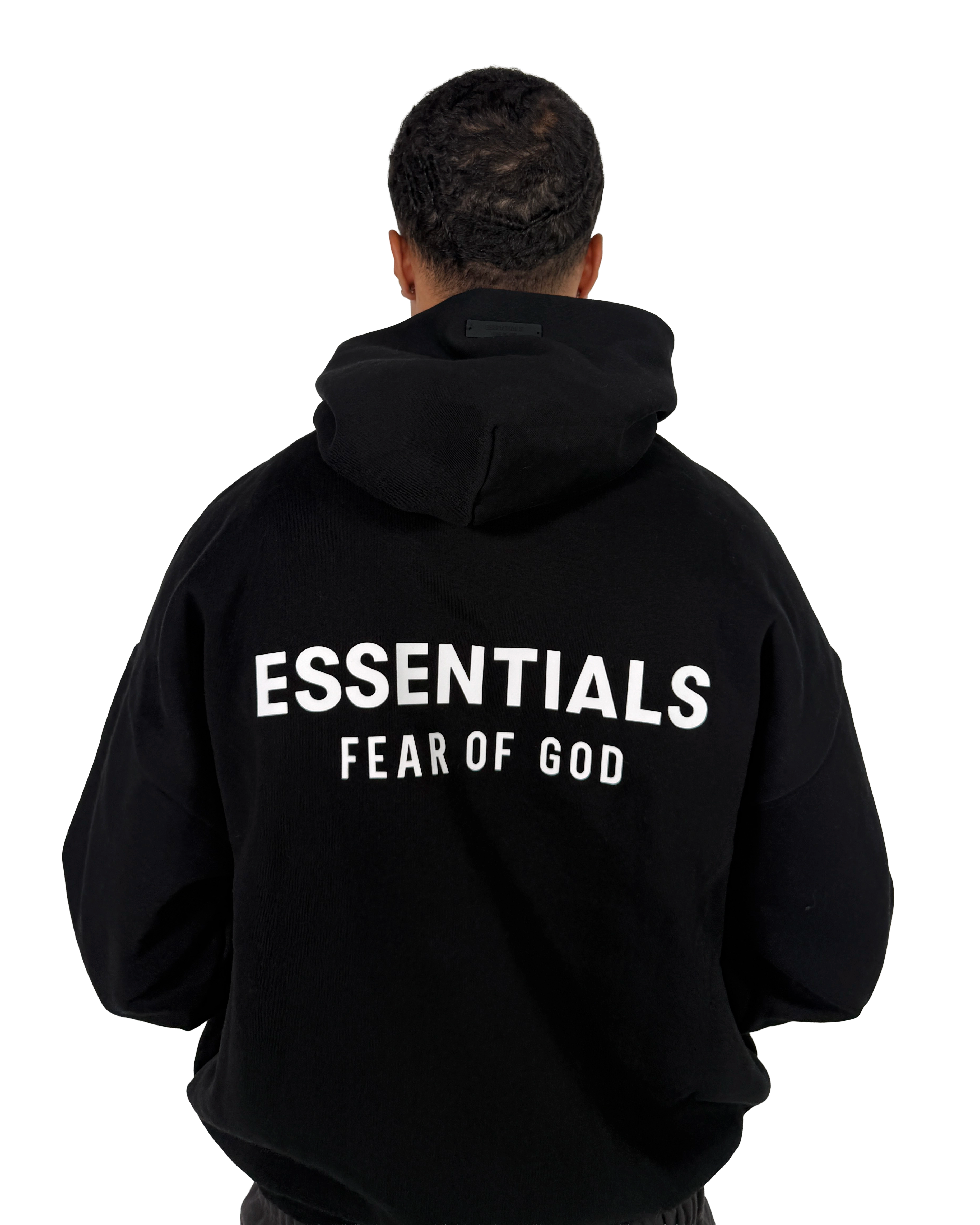 Fear of God Essentials Kids Fleece Hoodie (FW24) Black, Black (785HO242040K)