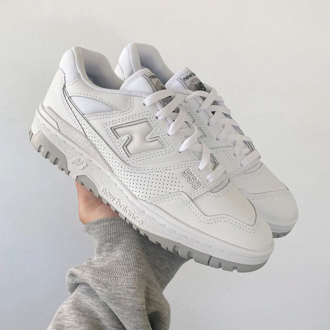 New Balance 550 White, White (BB550PB1 / GSB550PB)