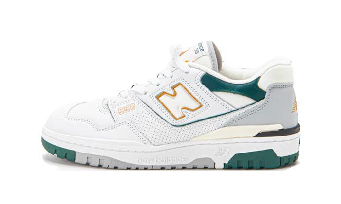 New Balance 550 White Nightwatch Green, White/Nightwatch Green/Grey (BB550PWC)