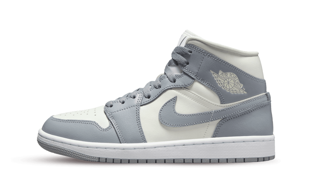 Air Jordan 1 Mid Grey Sail