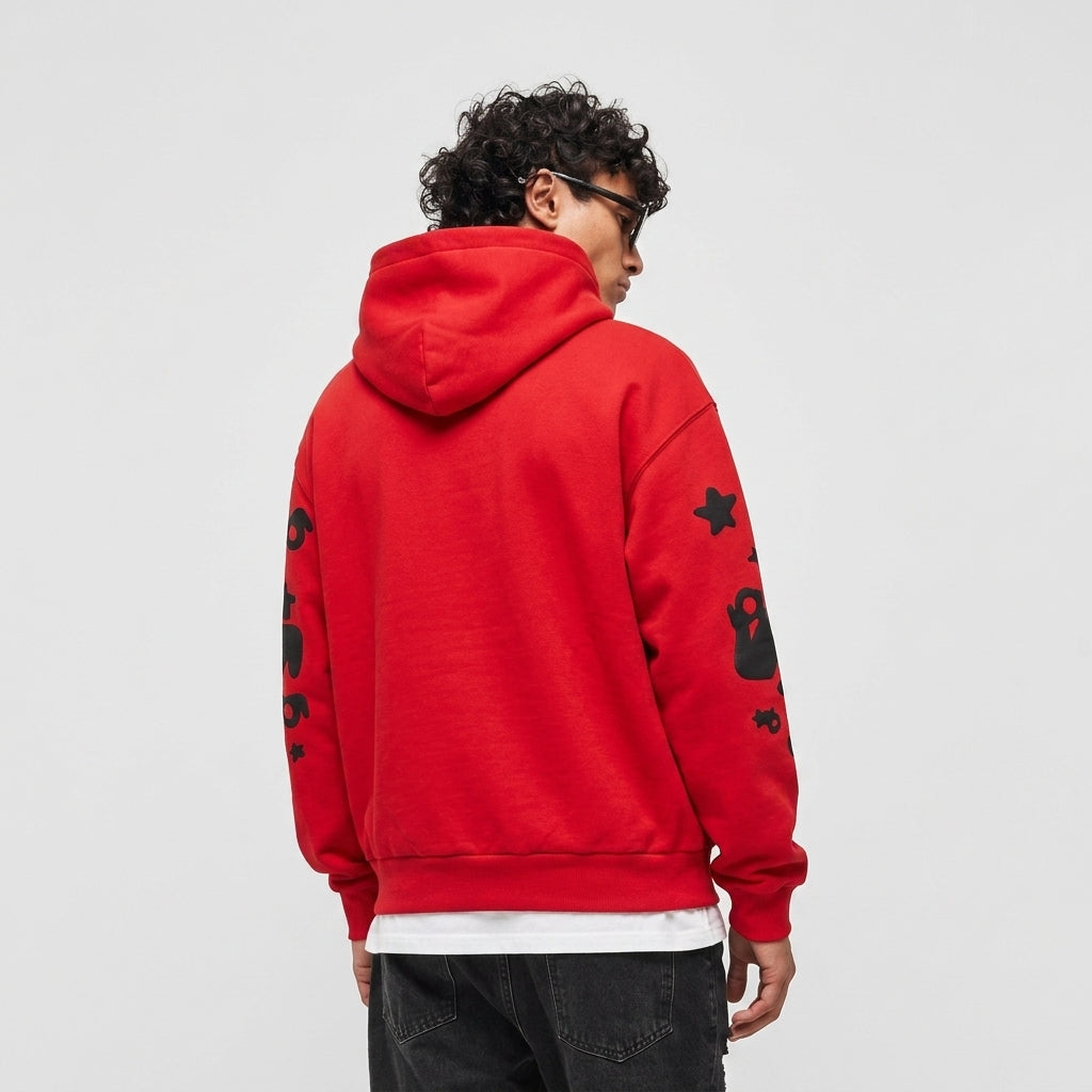 Sp5der Beluga Hoodie Red
