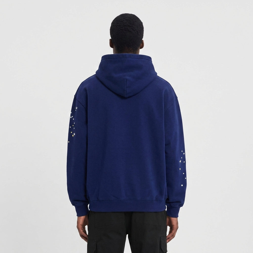 Sp5der OG Web Hoodie Navy
