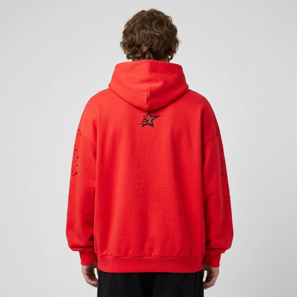Sp5der P*NK V2 Hoodie Red
