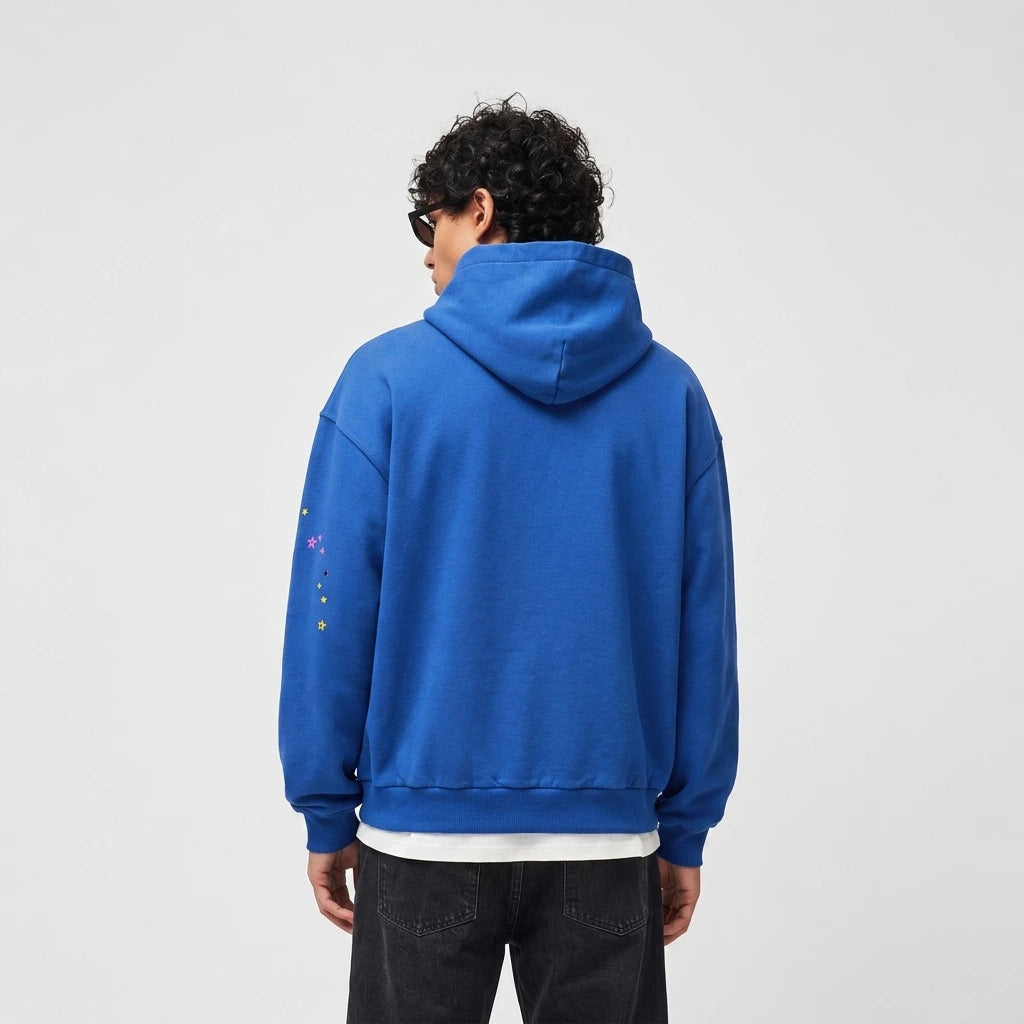 Sp5der TC Hoodie Blue