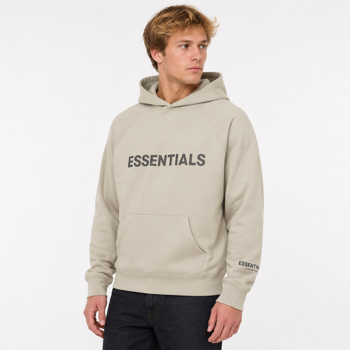 Fear of God Essentials Hoodie Moss
