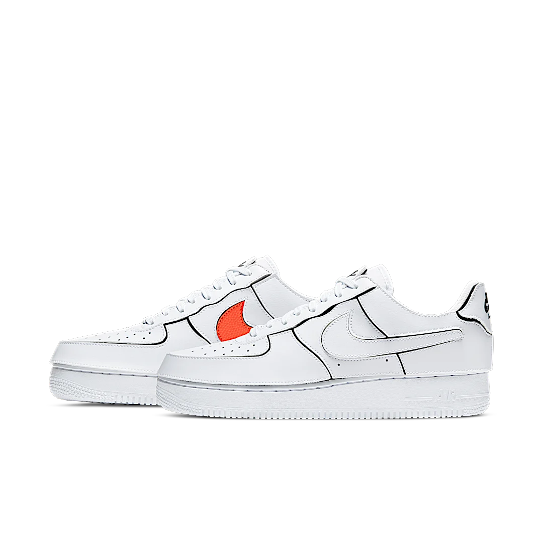 Nike Air Force 1/1 Cosmic Clay, White/White-Black-Cosmic Clay (CZ5093-100)