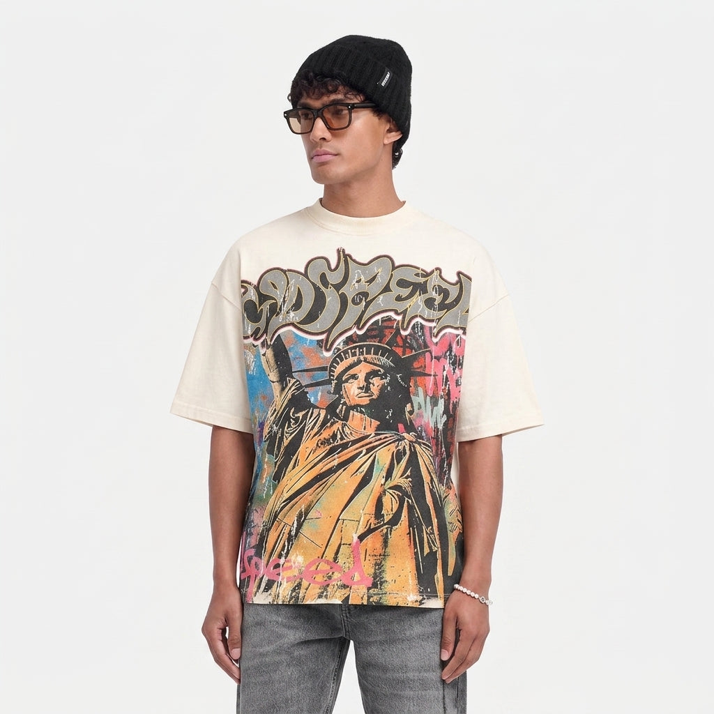 Godspeed Vandal T-Shirt Bone
