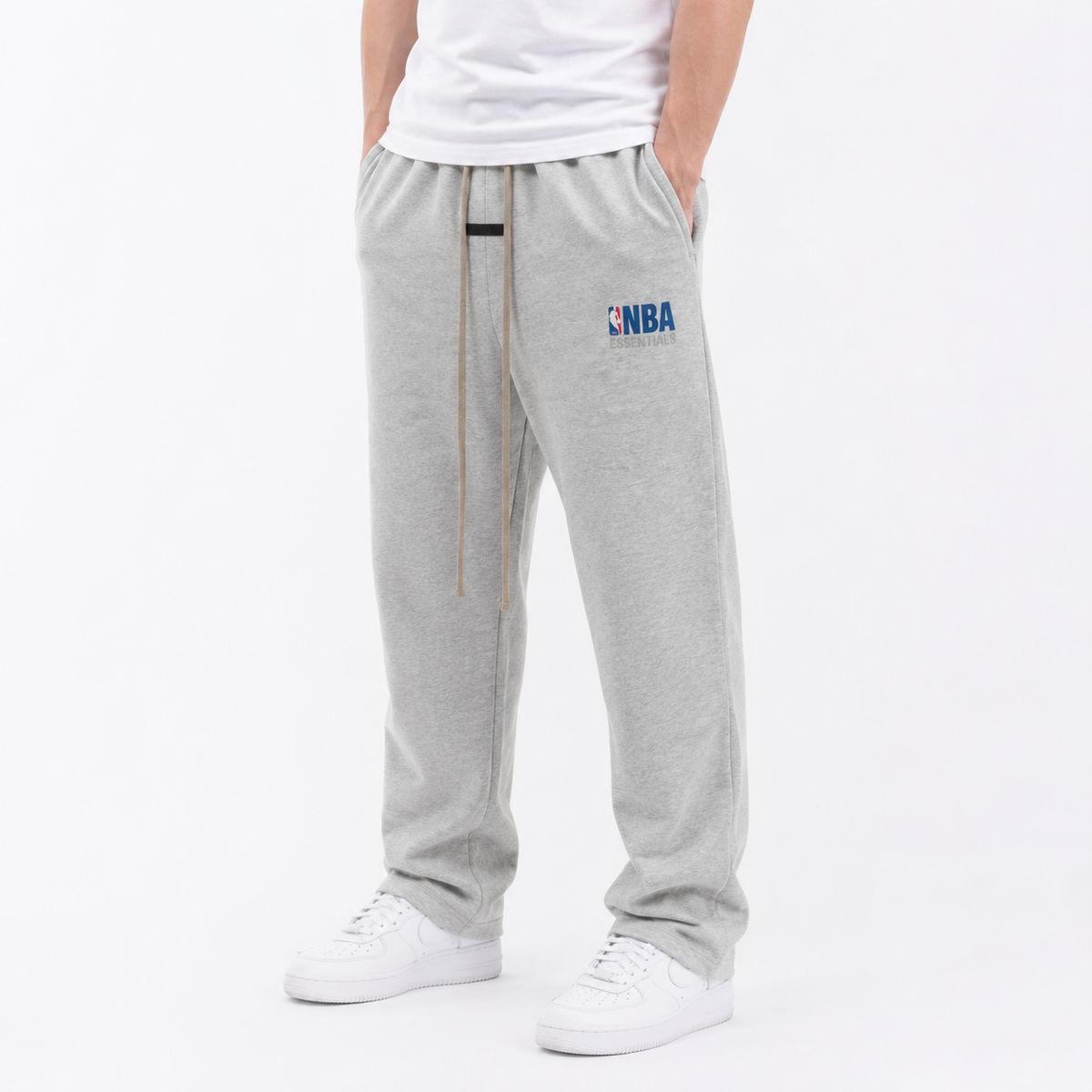 Fear of God Essentials NBA Relaxed Sweatpants Light Heather