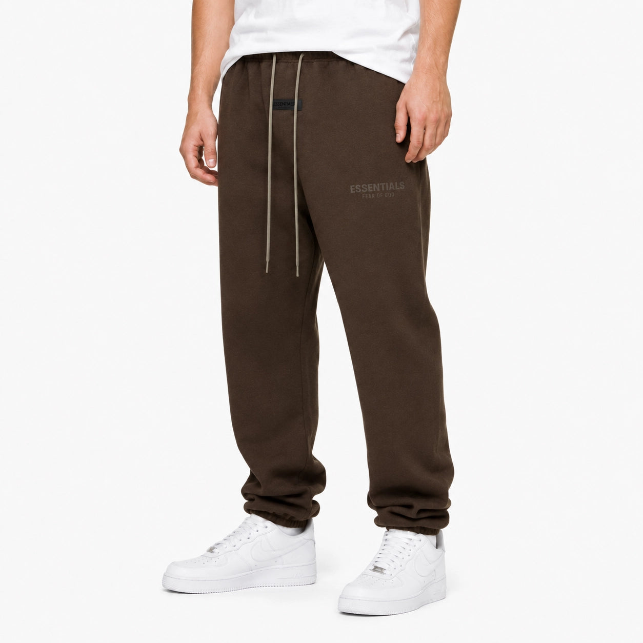 Fear of God Essentials Core Collection Sweatpants Heather Wood
